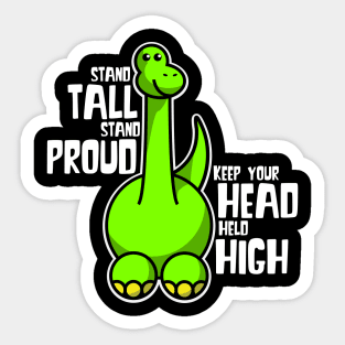 Brontosaurus Dinosaur Sticker